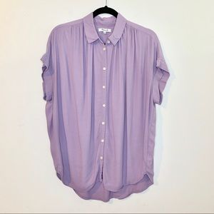 Madewell Central Drapey Shirt In Serene 